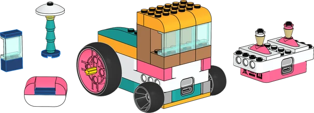 LEGO® education の教材で作った作品