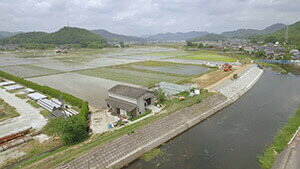 古くからお米の生産が盛んな北川地区