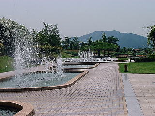 噴水広場の写真