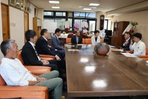 高知ファイティングドッグス 取締役社長との面会