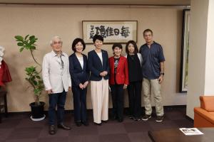 清水比庵ご令孫との面会
