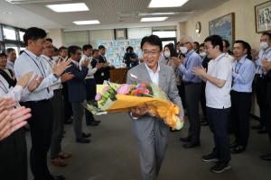 教育長退任式２