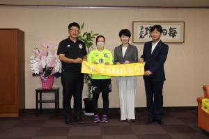 FC吉備国際大学Charme 監督との面会