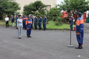 岡山県消防操法大会 出場激励会