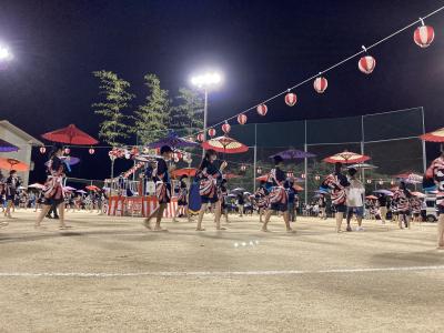 小中学生による大島の傘踊り