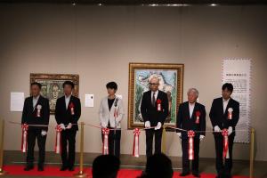竹喬美術館特別展 開会式
