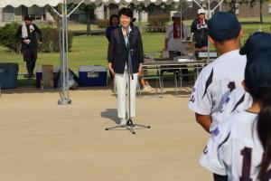 備南地区杯争奪少年ソフトボール大会 開会式 
