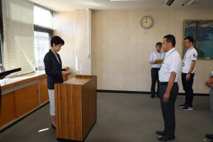地域担当職員辞令交付式