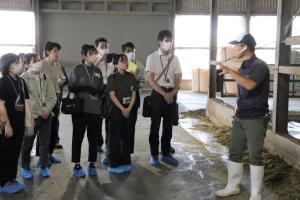笠岡湾干拓地臭気対策チームフィールドワーク