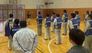 日本水道協会岡山県支部相互応援参集・受け入れ訓練
