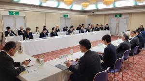 岡山県と市長会との意見交換会
