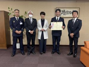 全国消防救助技術大会管理者伝達表彰式