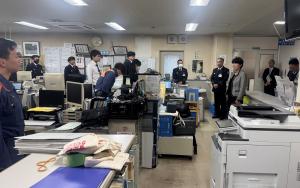 年末開庁職場訪問