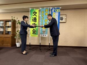 トマト銀行からの寄附受納式１