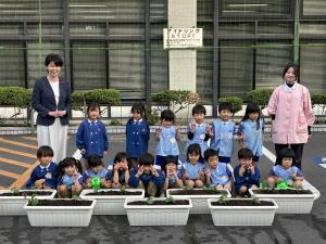 緑のカーテン設置イベント２