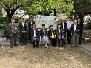 銀の道広域案内看板除幕式２