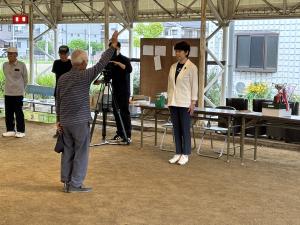 ペタンク大会開会式１
