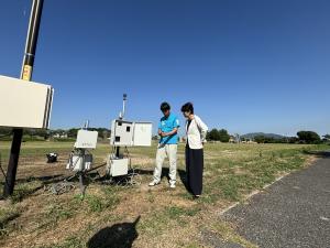 01臭気測定器設置現場確認