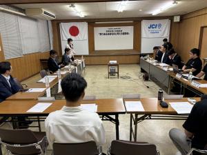 市長との座談会（青年会議所）