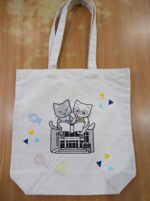 デコレーションしたバッグ