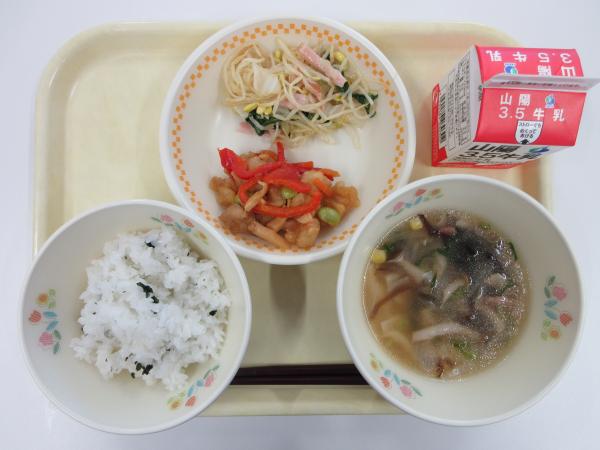 10月9日献立写真