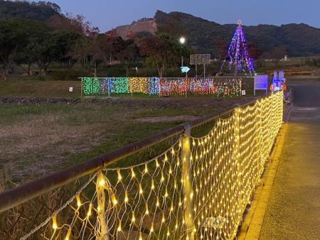 かさおかたいようのひろばイルミネーション１