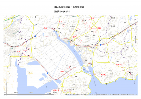位置図:笠岡市南部
