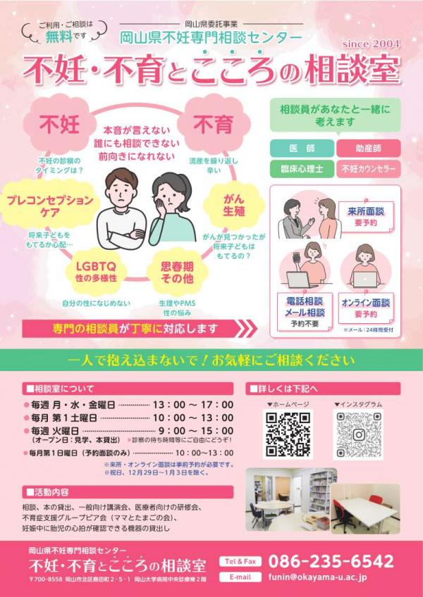 不妊・不育とこころの相談室