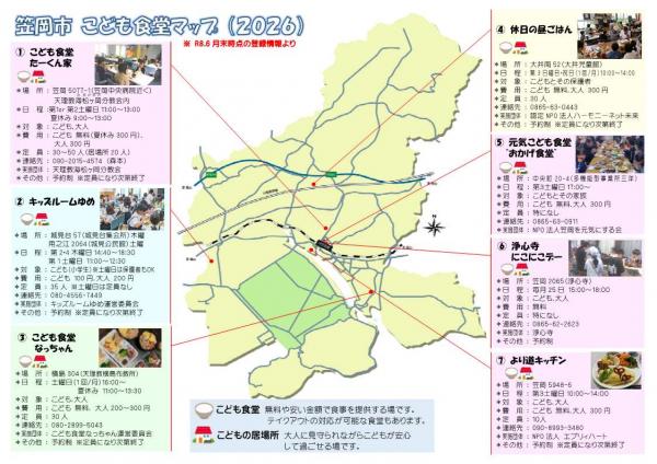こどもの居場所(こども食堂)マップ