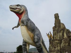 T.rex and Pterosaur