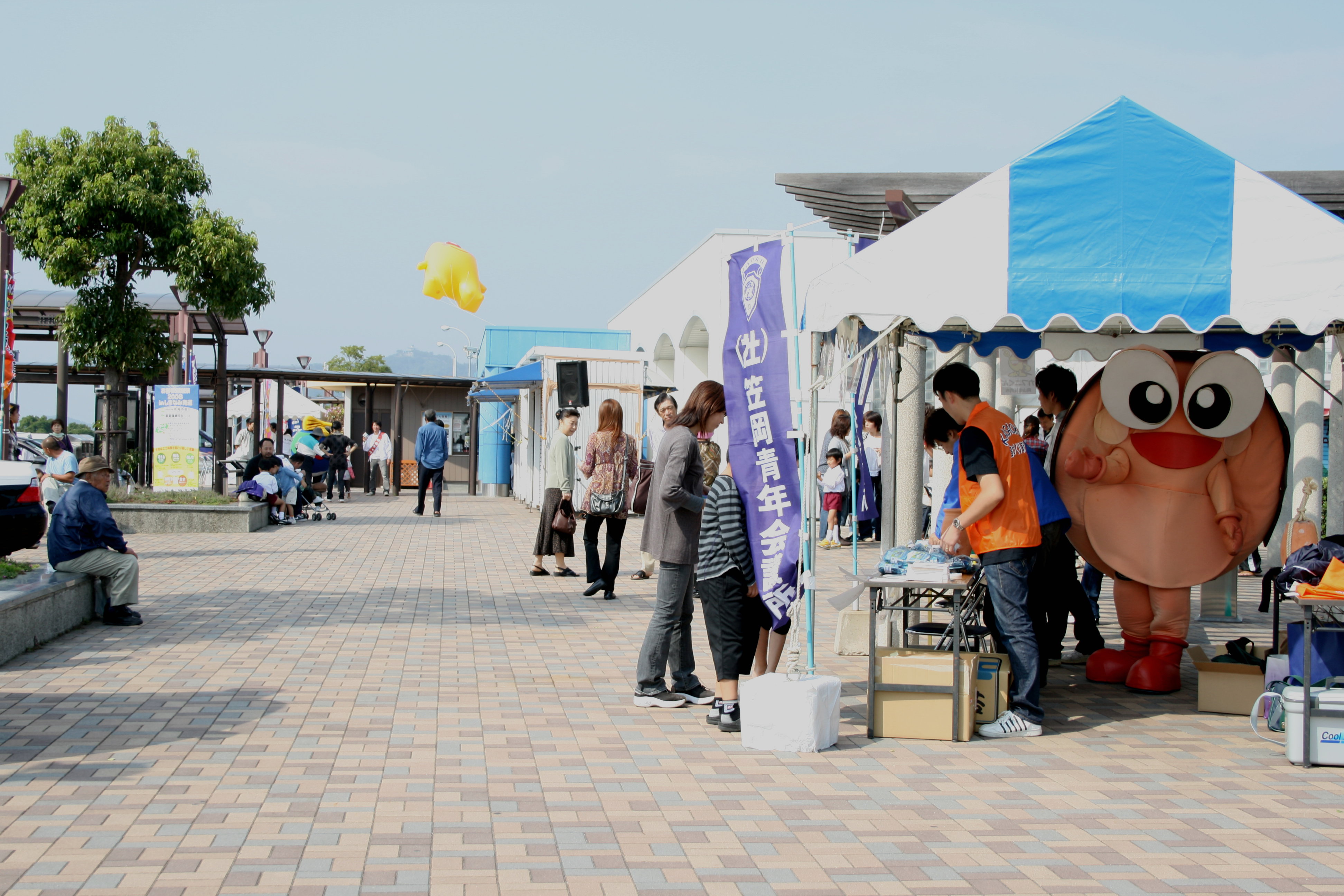 笠岡市の観光物販コーナー