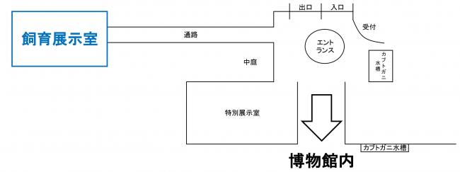 飼育展示室地図