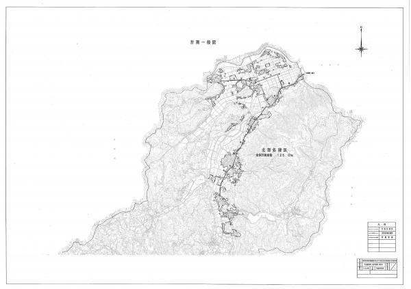 笠岡市特定環境保全公共下水道（北部処理区）：計画一般図