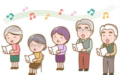 高齢者のコーラス
