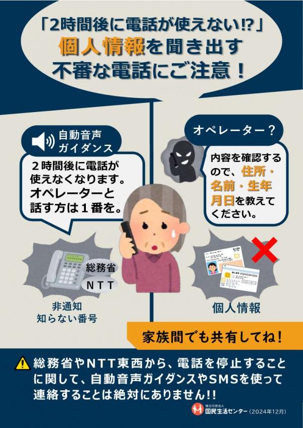 ●国民生活センターリーフレット